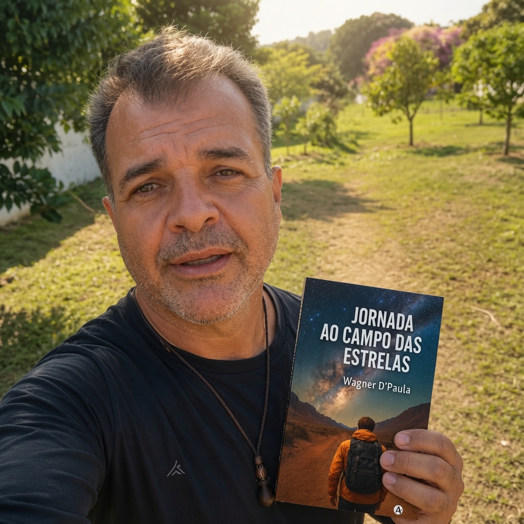 Wagner D'Paula autor do livro Jornada ao Campo das Estrelas e fundador do projeto Caminho da Promessa